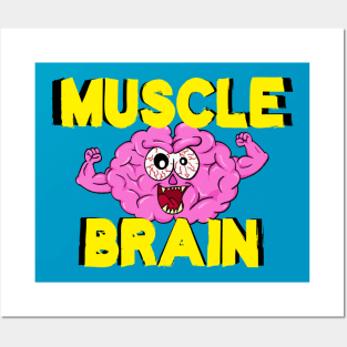 Muscle Brain Posters and Art